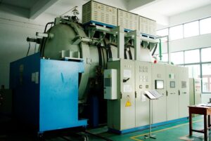 Horizontal vacuum air quenching furnace